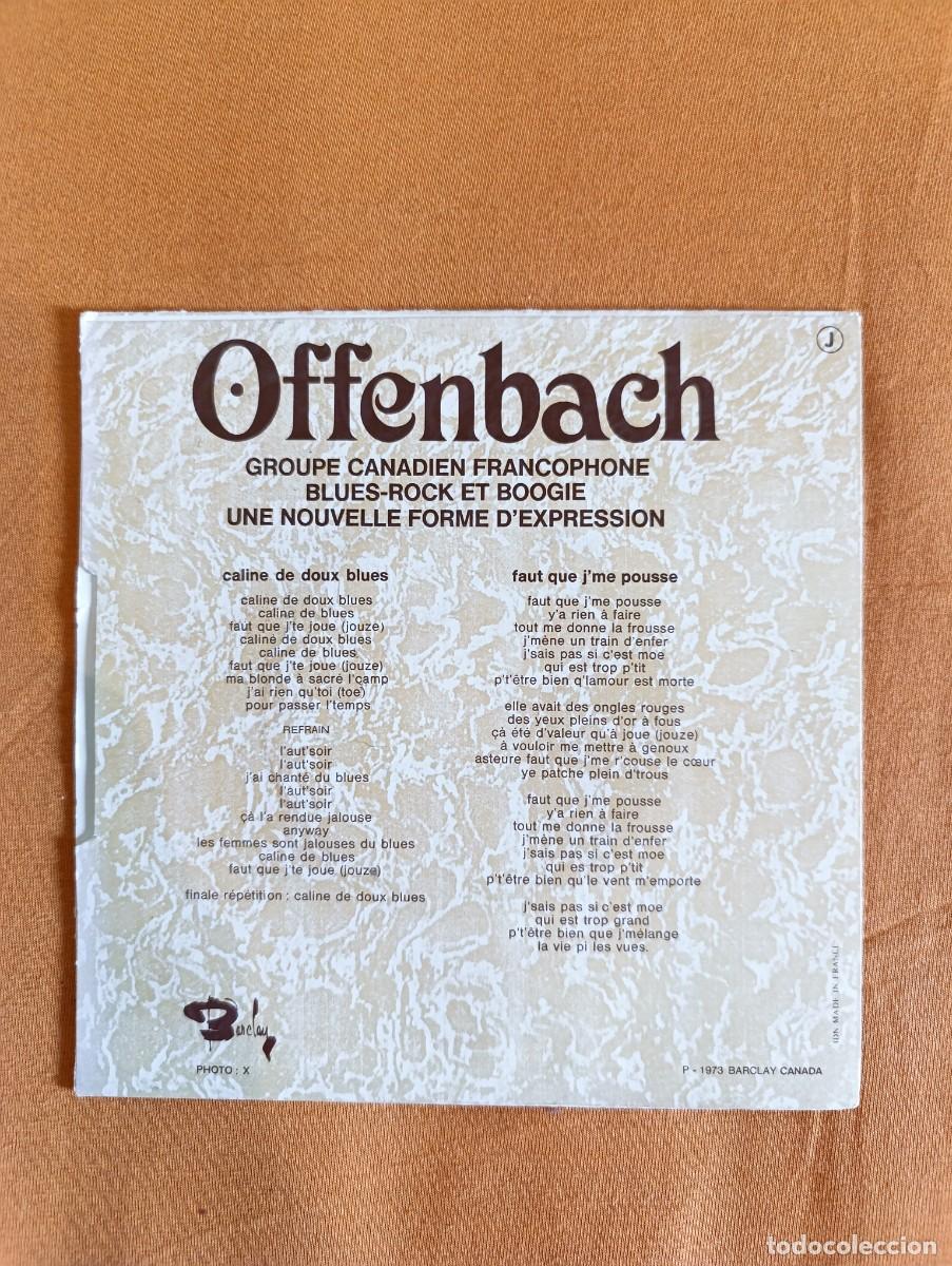 Discos de vinilo: Disco de vinilo Offenbach &lrm;&ndash; Caline De Doux Blues - Foto 3