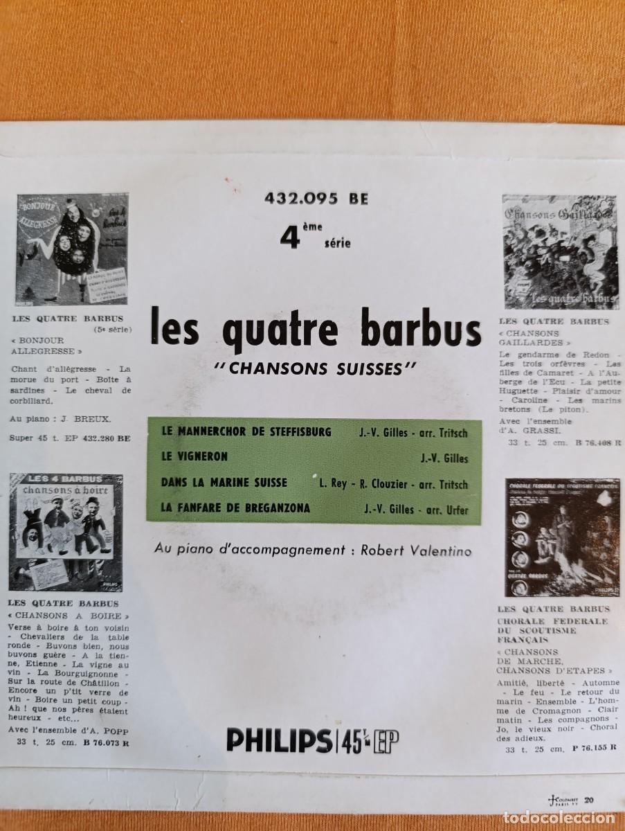 Discos de vinilo: Disco de vinilo Les Quatre Barbus - Foto 5