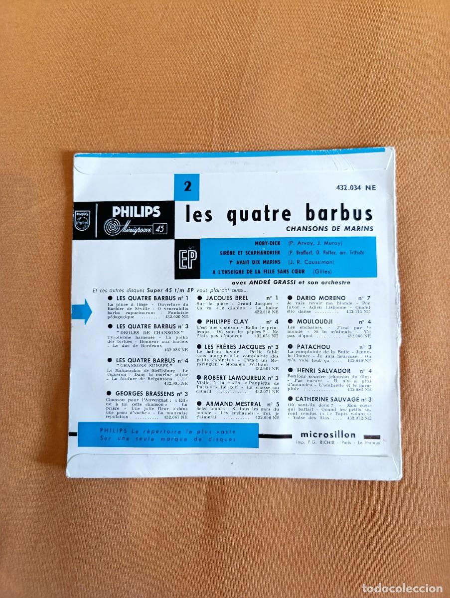 Discos de vinilo: Disco de vinilo Les Quatre Barbus - Foto 4