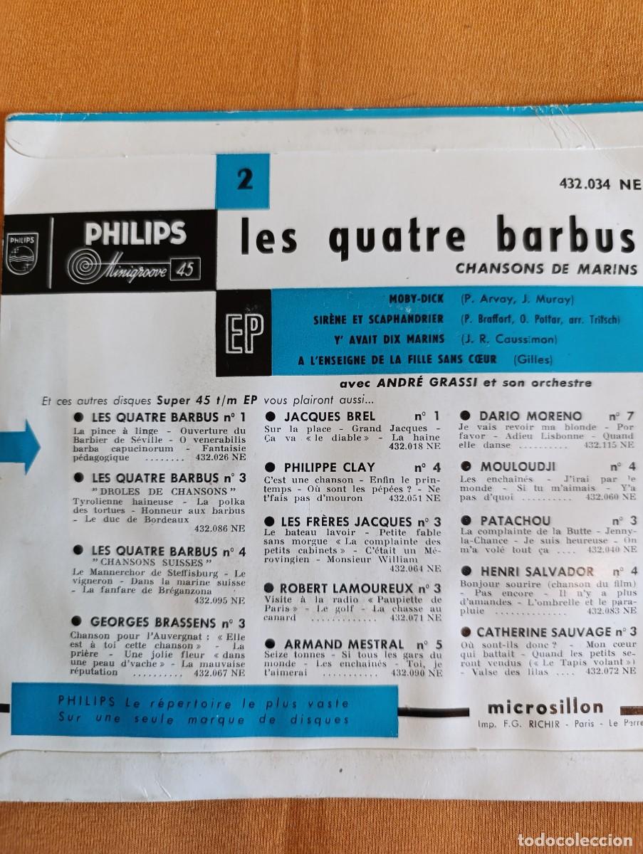 Discos de vinilo: Disco de vinilo Les Quatre Barbus - Foto 5