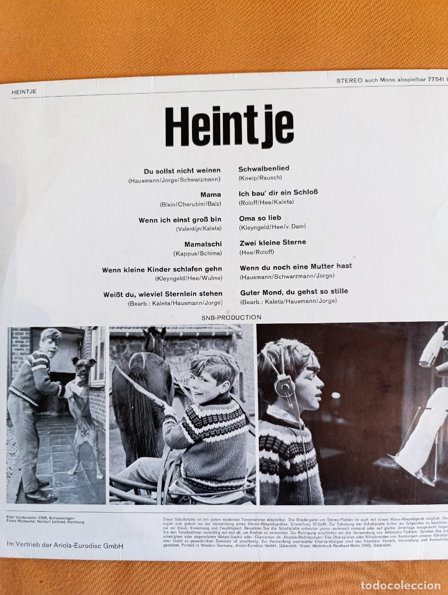 Discos de vinilo: Disco de vinilo Heintje - Foto 4