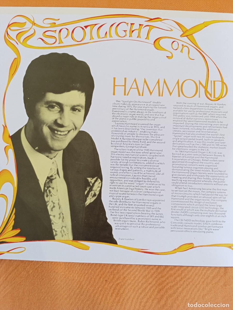 Discos de vinilo: Disco de vinilo Franz Lambert &ndash; Spotlight On Hammond - Foto 7