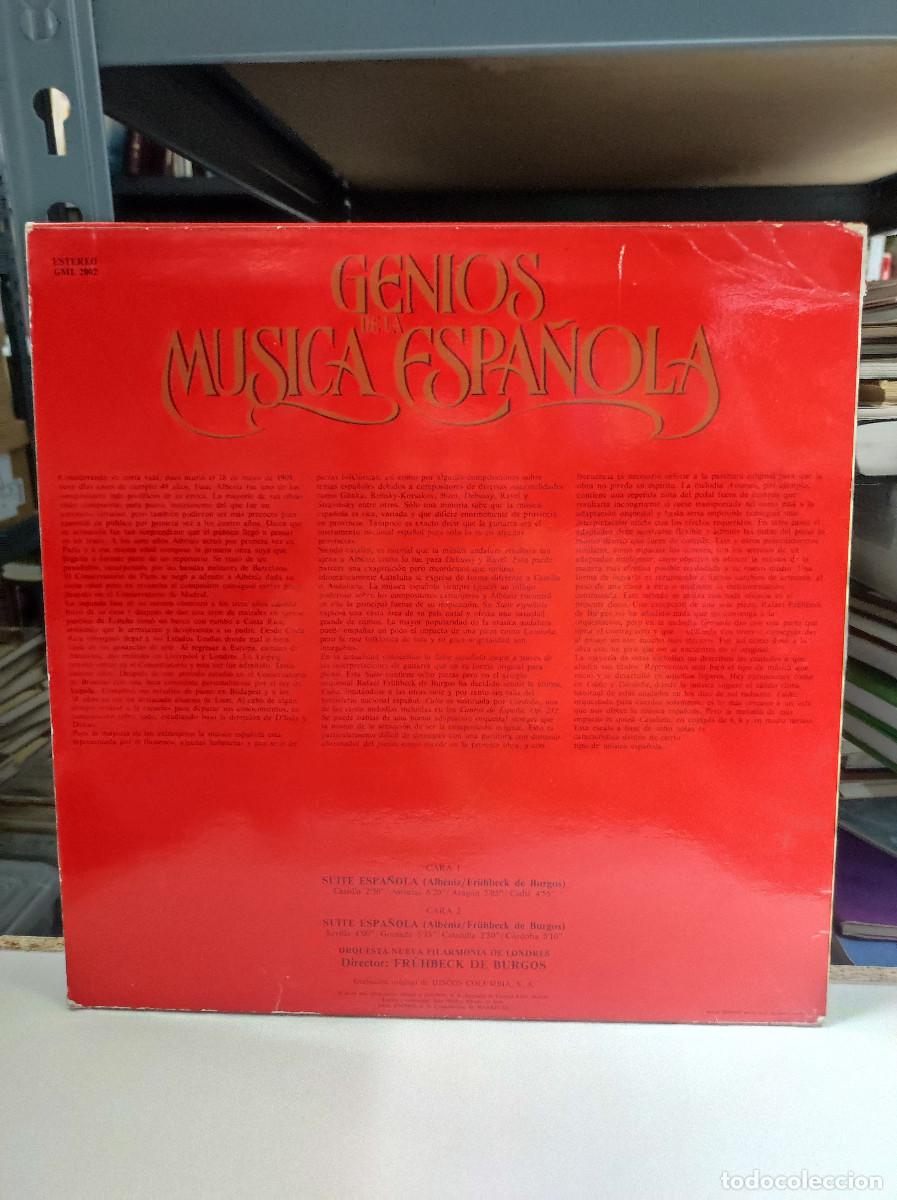 Discos de vinilo: ALBENIZ SUITE ESPA&Ntilde;OLA RAFAEL - Foto 2