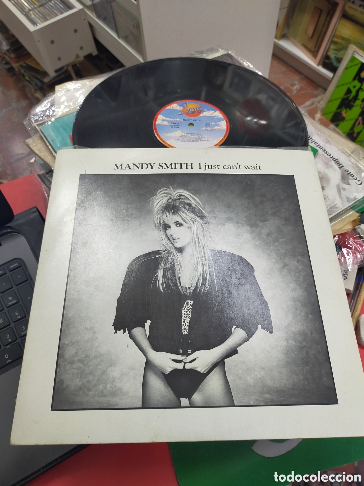 Discos de vinilo: Mandy Smith maxi i just cant wait Espa&ntilde;a 1987 - Foto 1