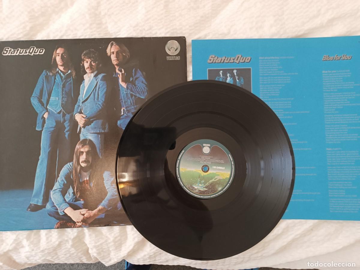 Discos de vinilo: Status Quo &ndash; Blue For You LP 1976 GERMANY - Foto 1