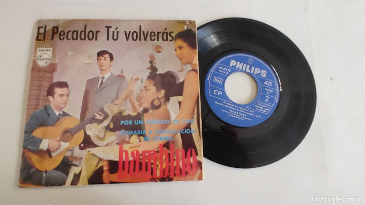 Discos de vinilo: BAMBINO-EP EL PECADOR +3 - Foto 1