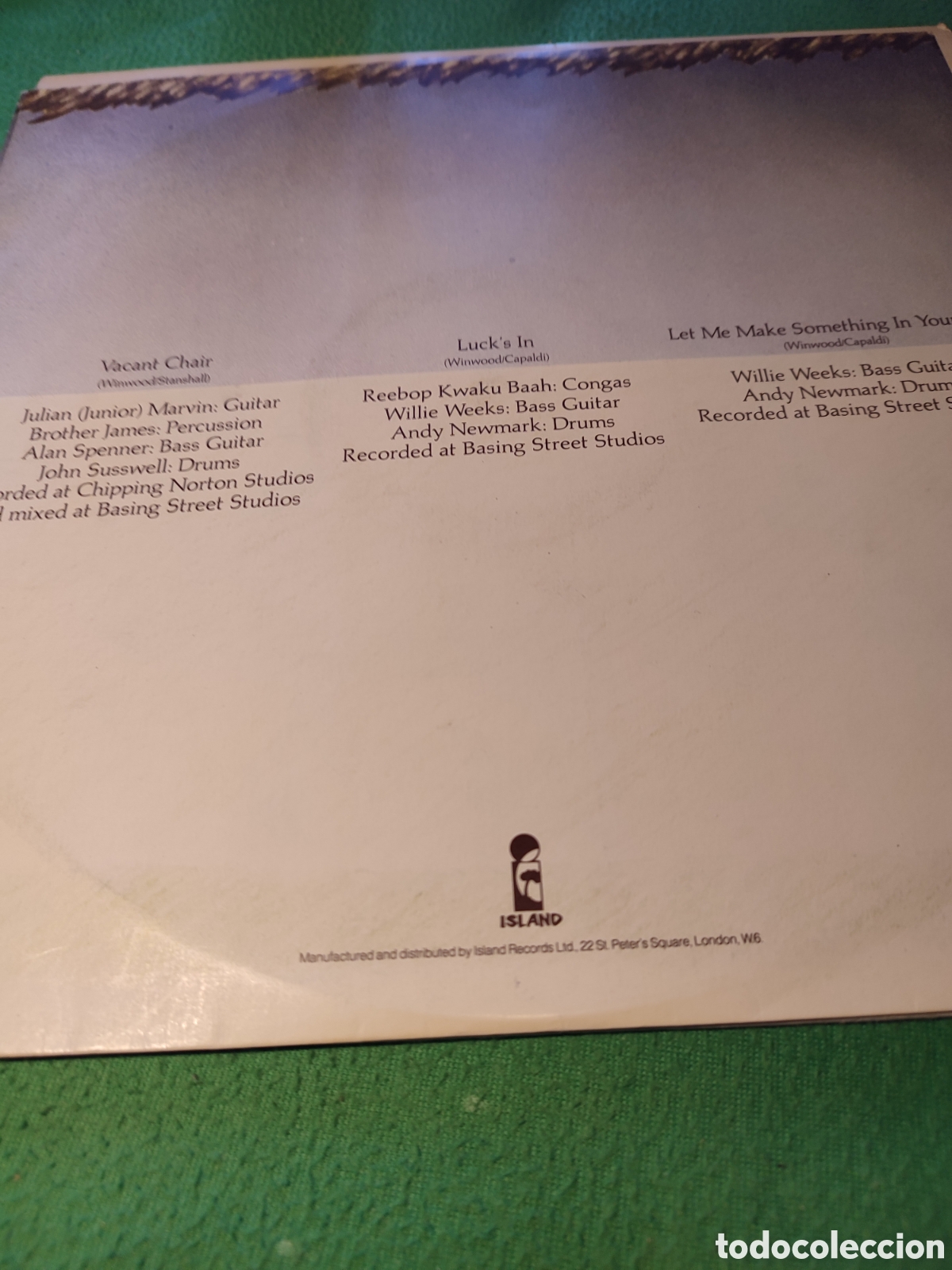 Discos de vinilo: Steve Winwood - Same - Foto 2