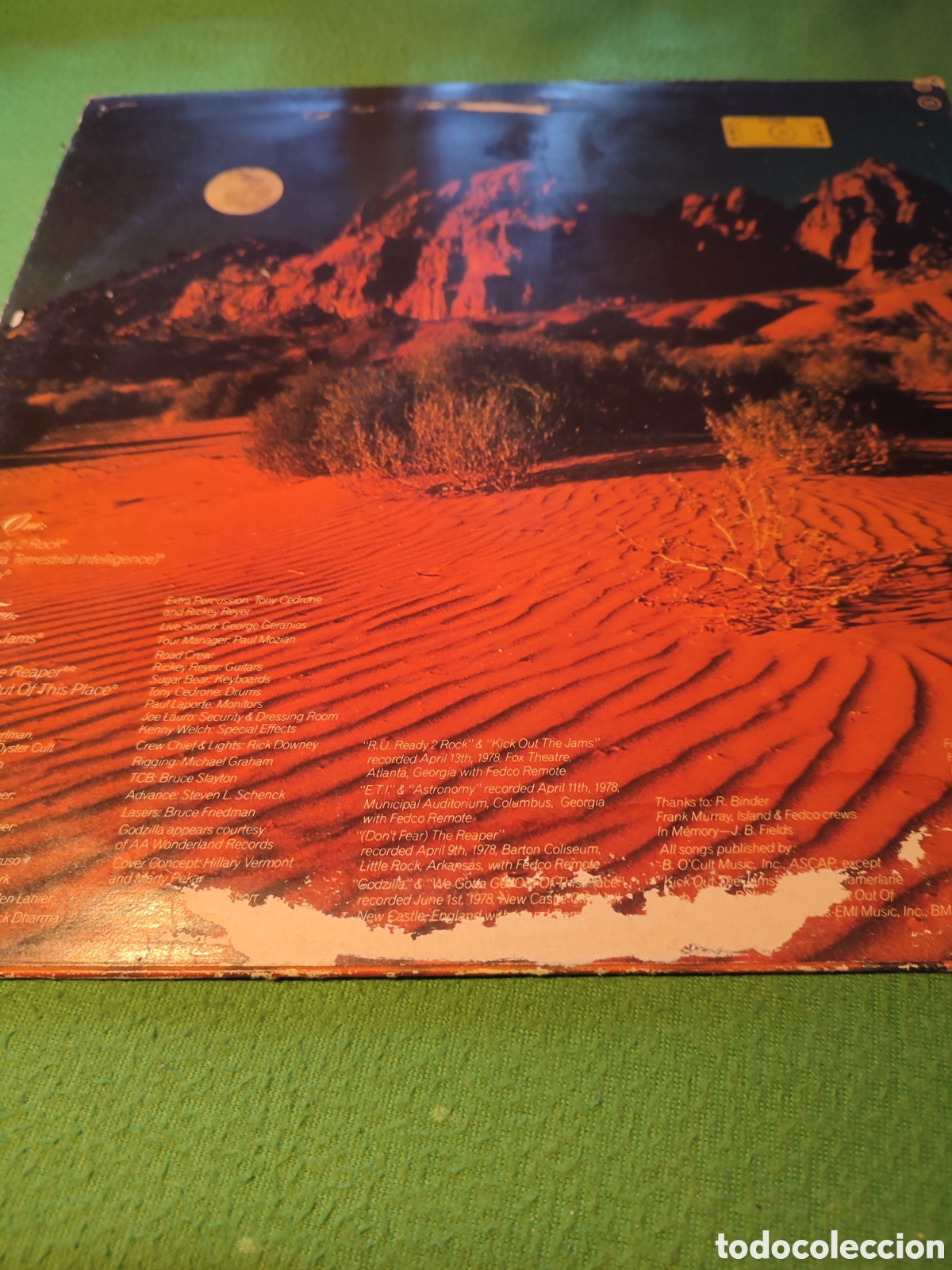 Discos de vinilo: Blue Oyster Cult - Some enchanted evening - Foto 4