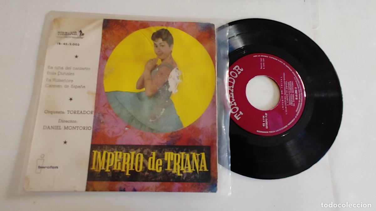 Discos de vinilo: IMPERIO DE TRIANA-EP LA NI&Ntilde;A DEL CANTARITO +3 - Foto 1