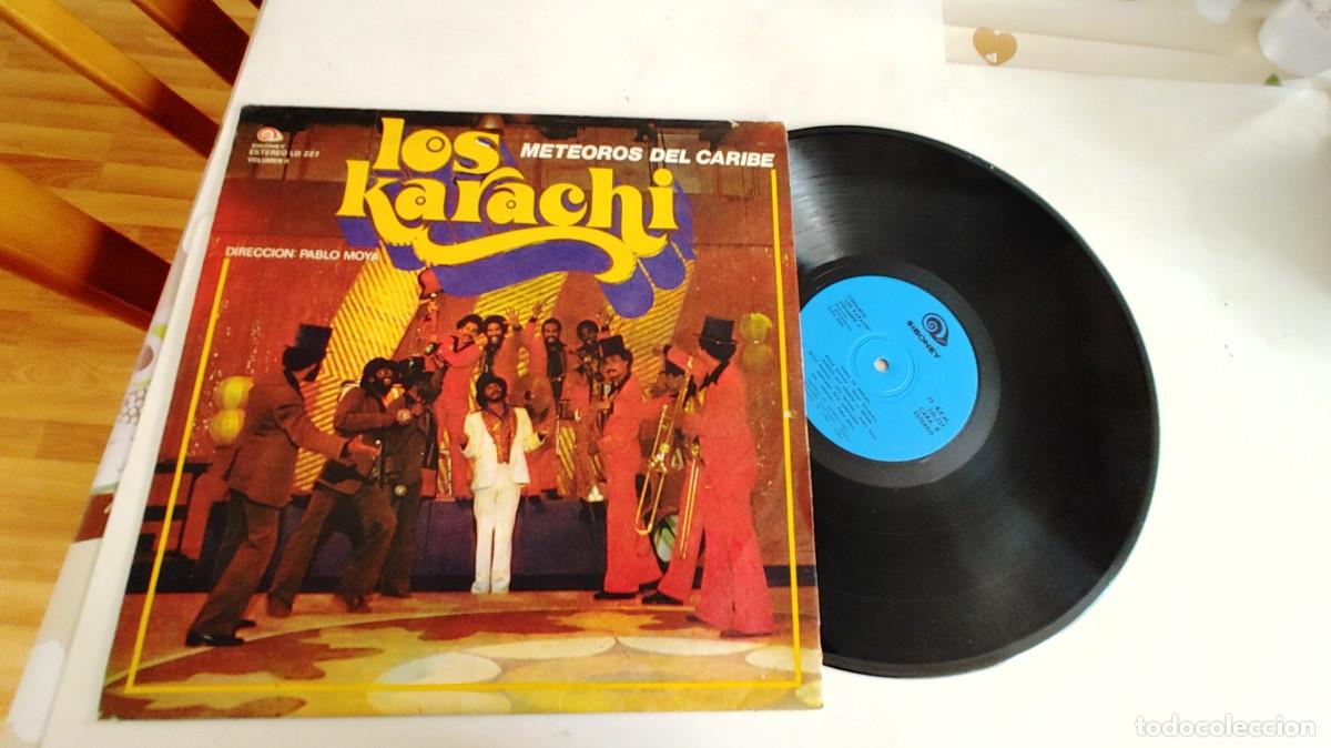 Dischi in vinile: LOS KARACHI-LP METEOROS DEL CARIBE-BUEN ESTADO