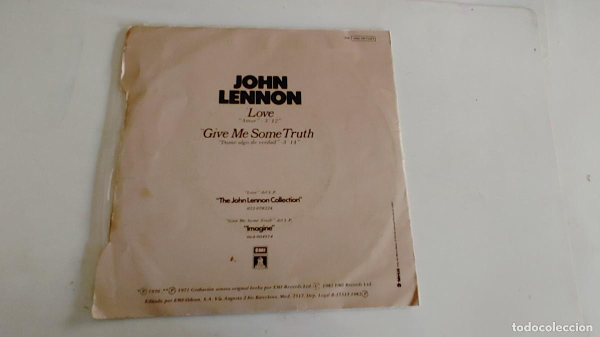 Discos de vinilo: JOHN LENNON-SINGLE LOVE - Foto 2