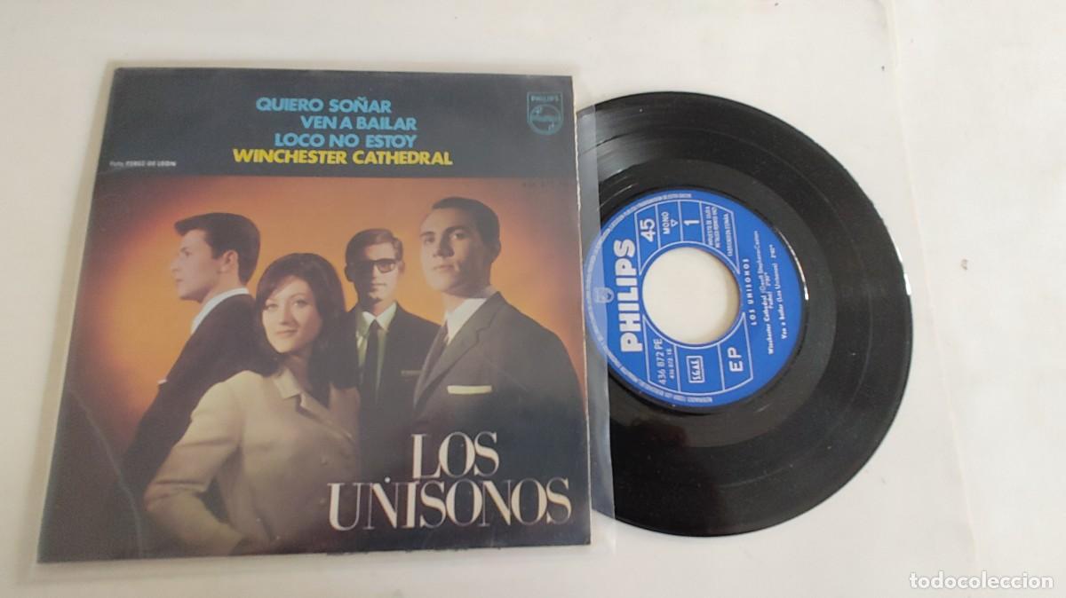 Discos de vinilo: LOS UNISONOS-EP Winchester Cathedral+3 - Foto 1