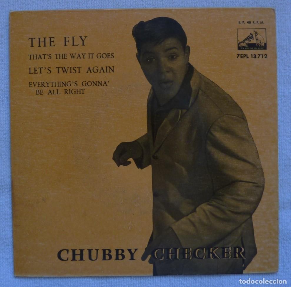 Discos de vinilo: CHUBBY CHECKER // THE FLY+3 // 1962 // EP - Foto 1