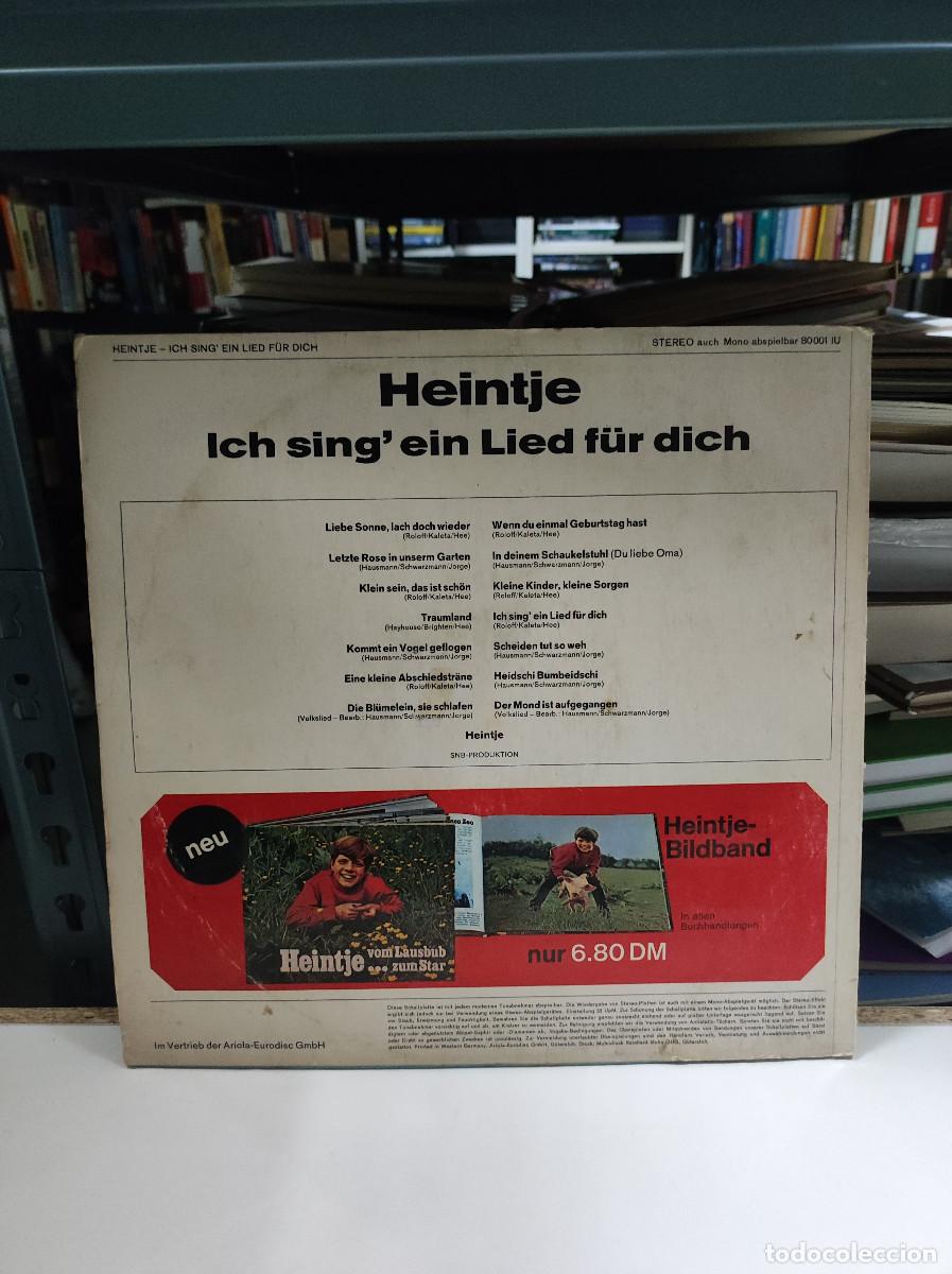 Discos de vinilo: Heintje &ndash; Ich Sing Ein Lied F&uuml;r Dich - Foto 2