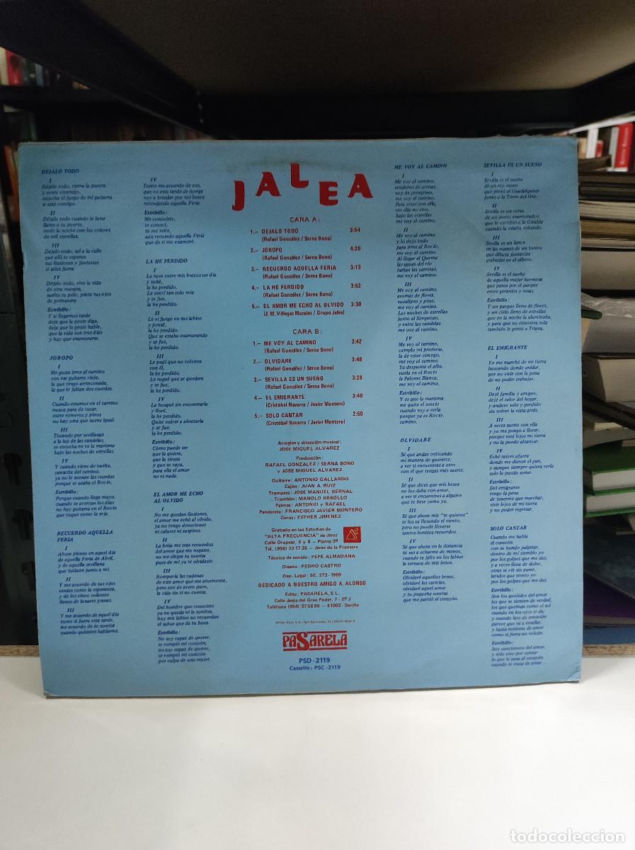 Discos de vinilo: Jalea &ndash; Dejalo Todo - Foto 2