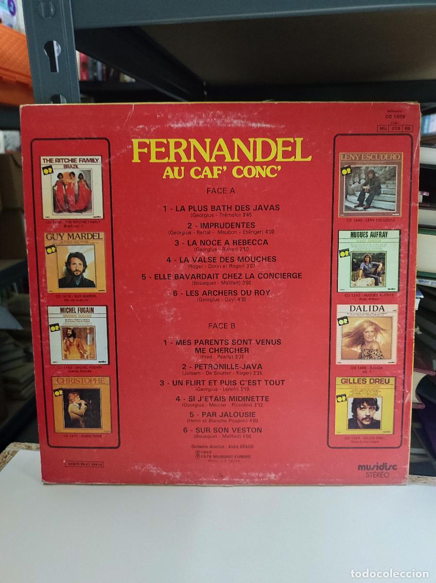Discos de vinilo: Fernandel &ndash; Au Caf Conc - Foto 2