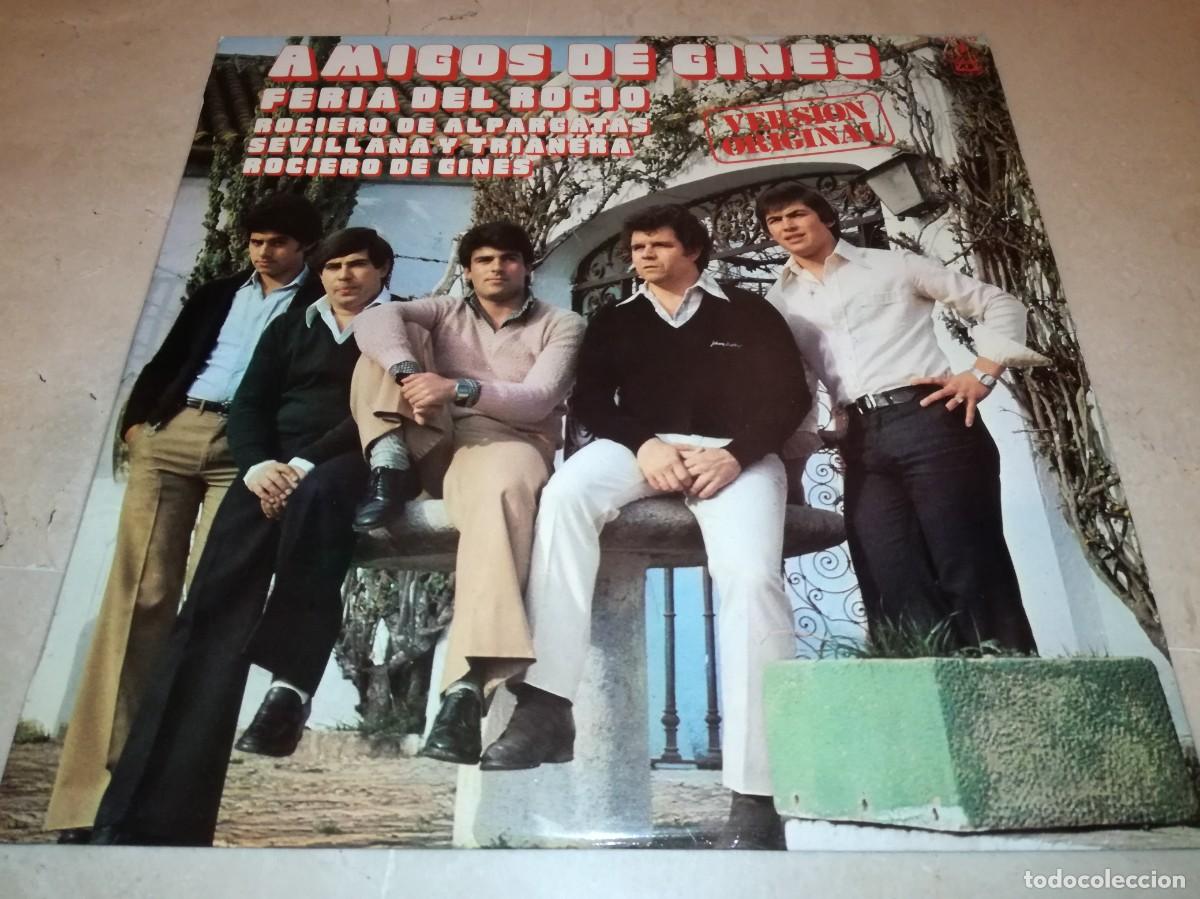 Disques de vinyle: AMIGOS DE GINES-FERIA DEL ROCIO-VERSION ORIGINAL-ORIGINAL 1979