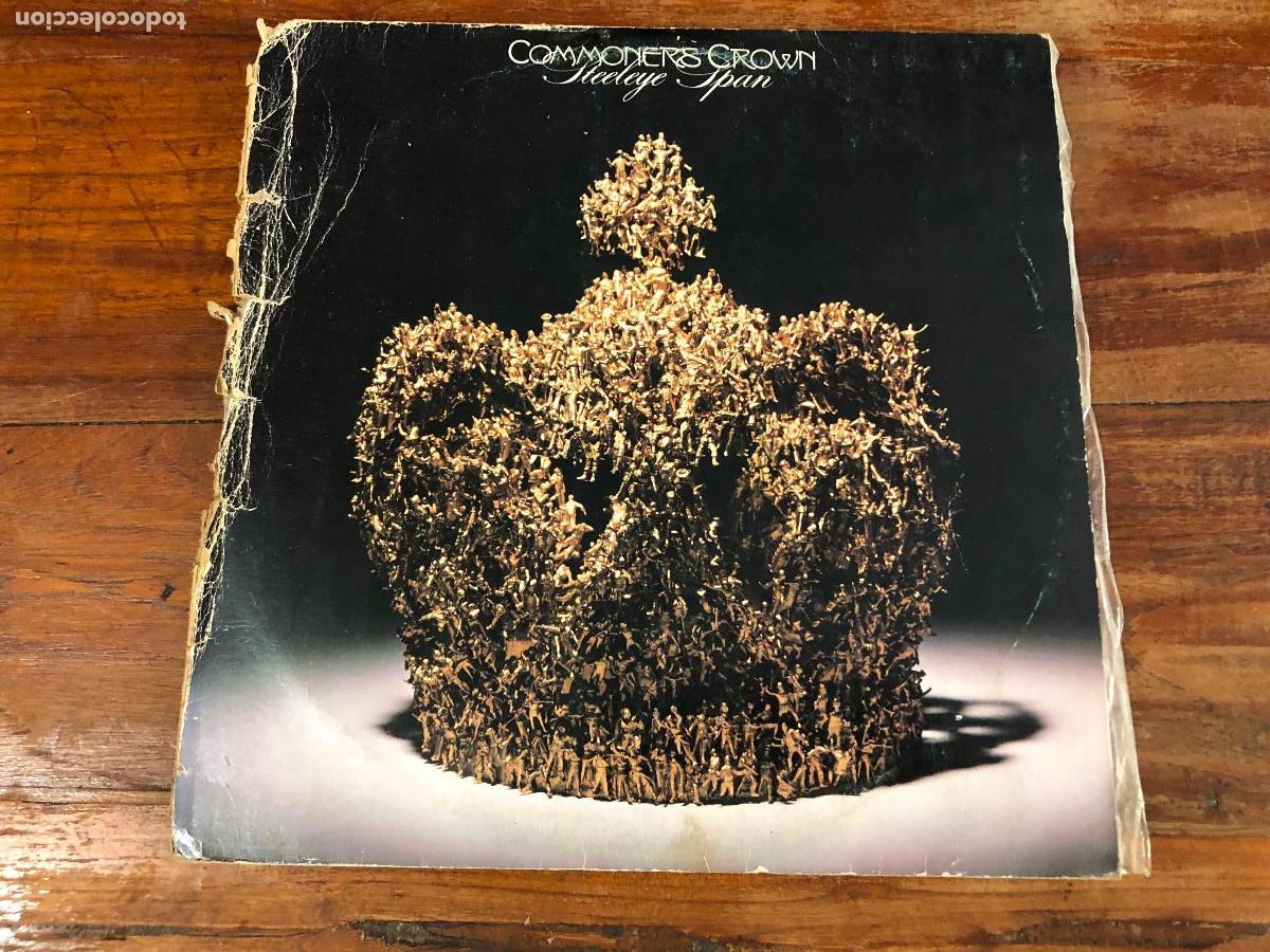 Discos de vinilo: STEELEYE SPAN - COMMONERS CROWN 1975 LP CARPETA MAL - Foto 1