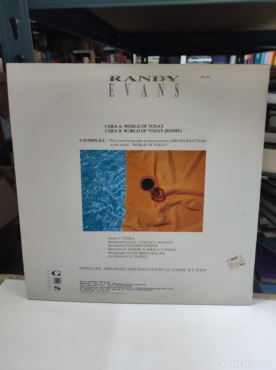 Discos de vinilo: Randy Evans &ndash; World Of Today - Foto 2