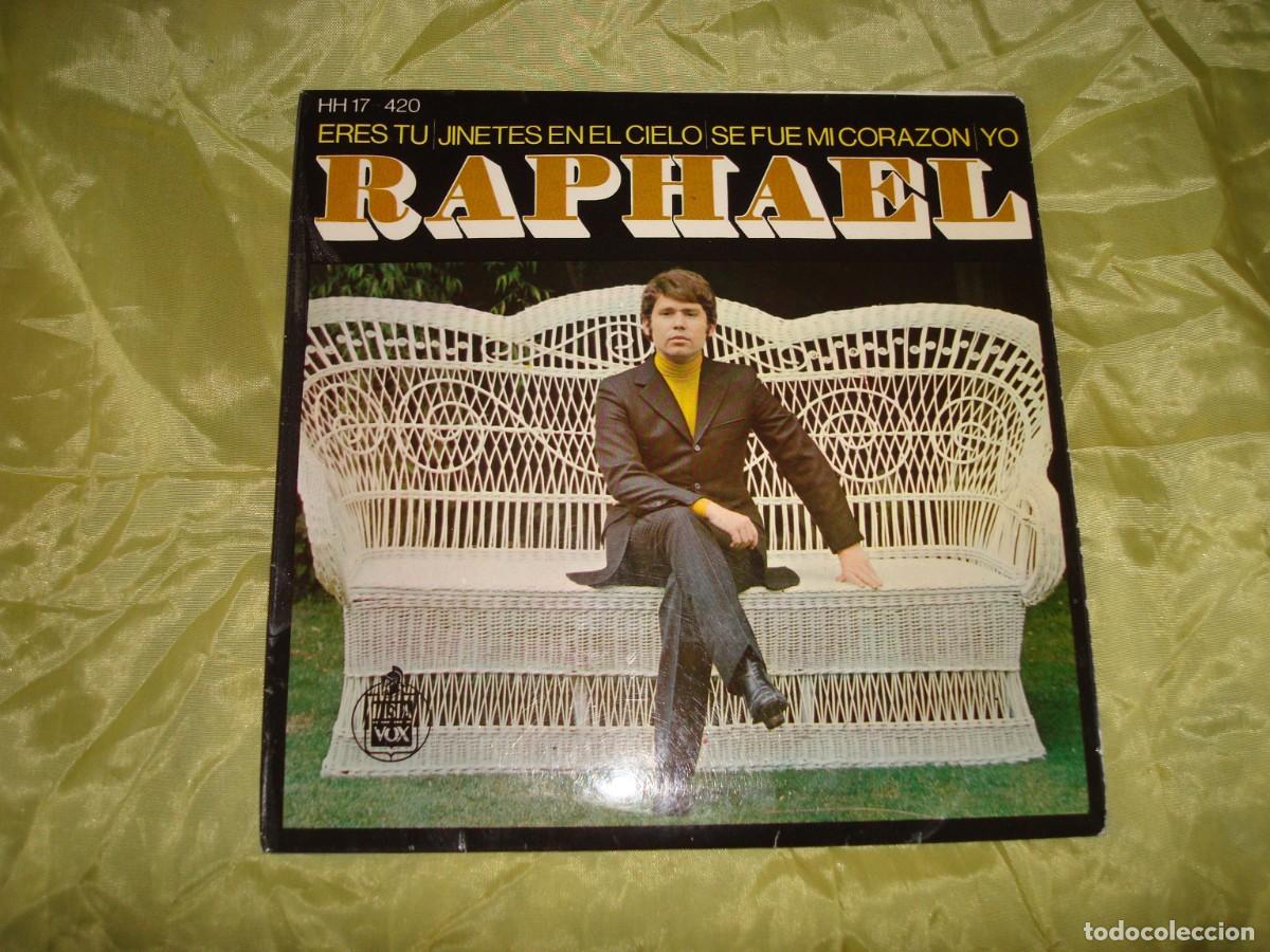 Discos de vinilo: RAPHAEL. ERES TU + 3. EP. HISPAVOX, 1969 - Foto 1