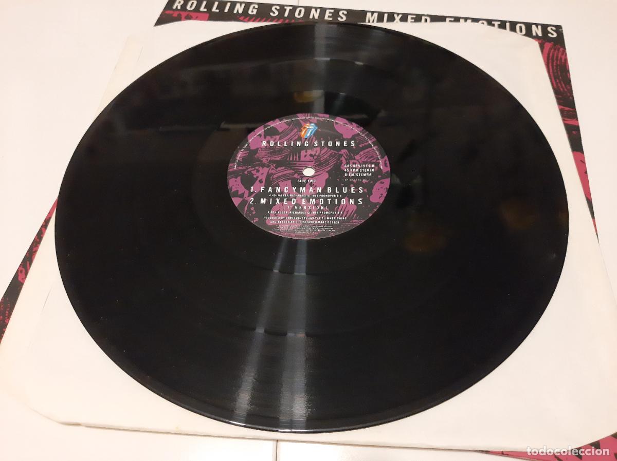 Discos de vinilo: ROLLING STONES -MIXED EMOTIONS- (1989) MAXI-SINGLE - Foto 4