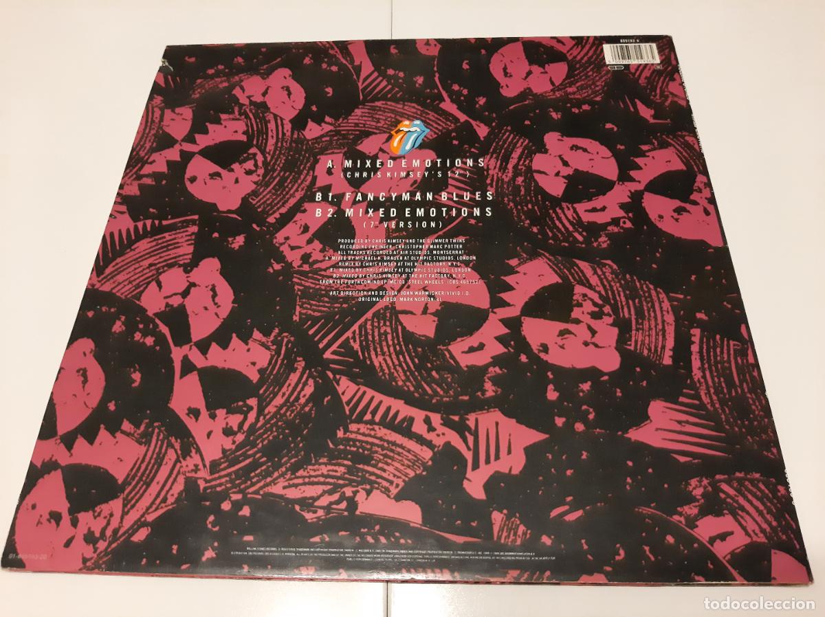 Discos de vinilo: ROLLING STONES -MIXED EMOTIONS- (1989) MAXI-SINGLE - Foto 8