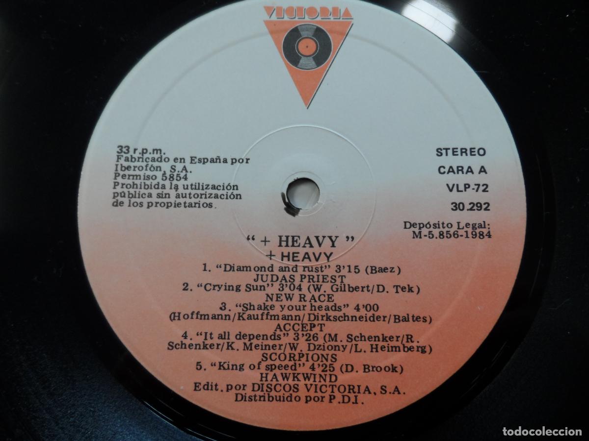 Discos de vinilo: + Heavy - Compilation (SPAIN 1984) - Foto 3