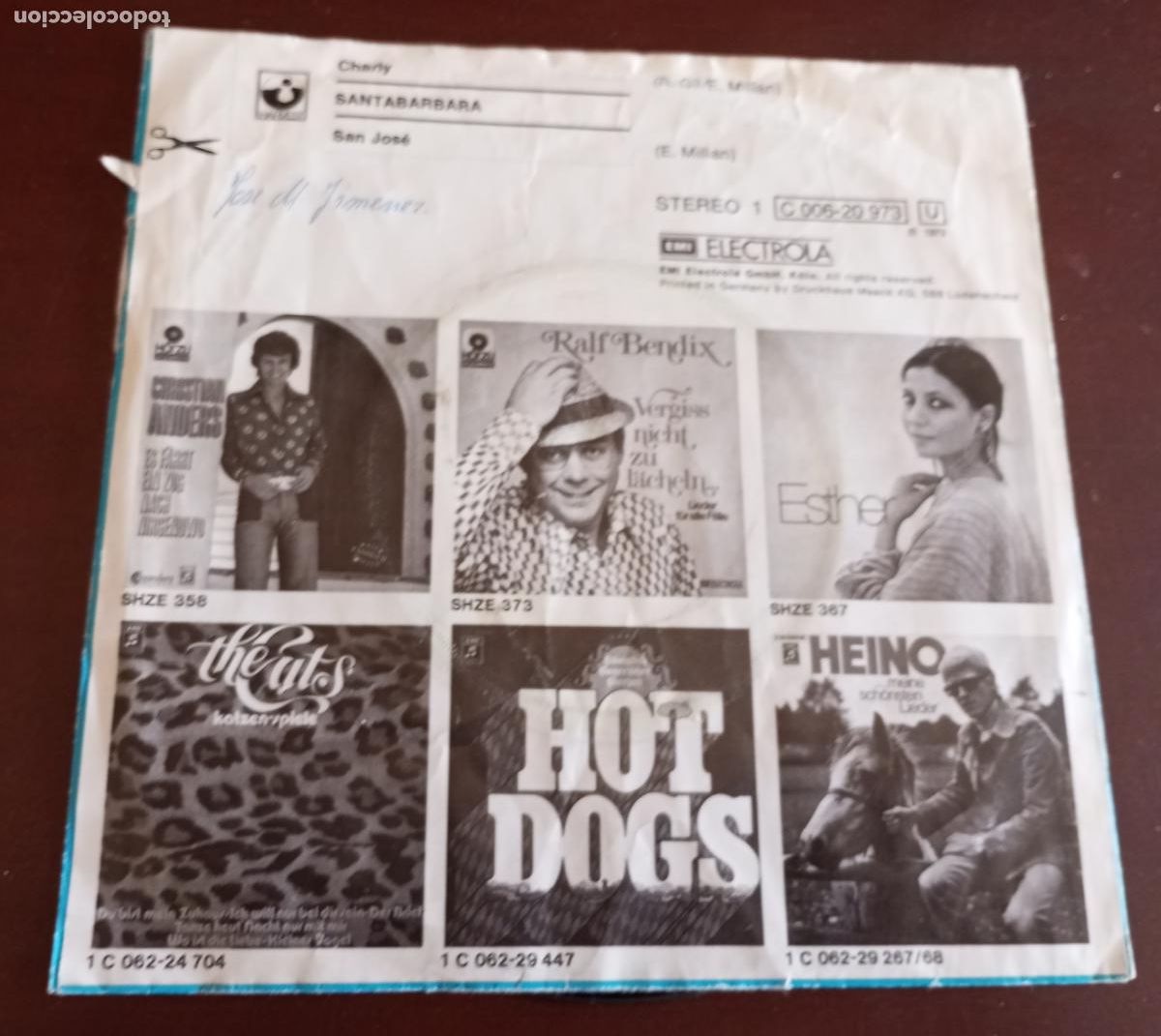 Discos de vinilo: SANTABARBARA - CHARLIE - SINGLE ALEMAN - Foto 2