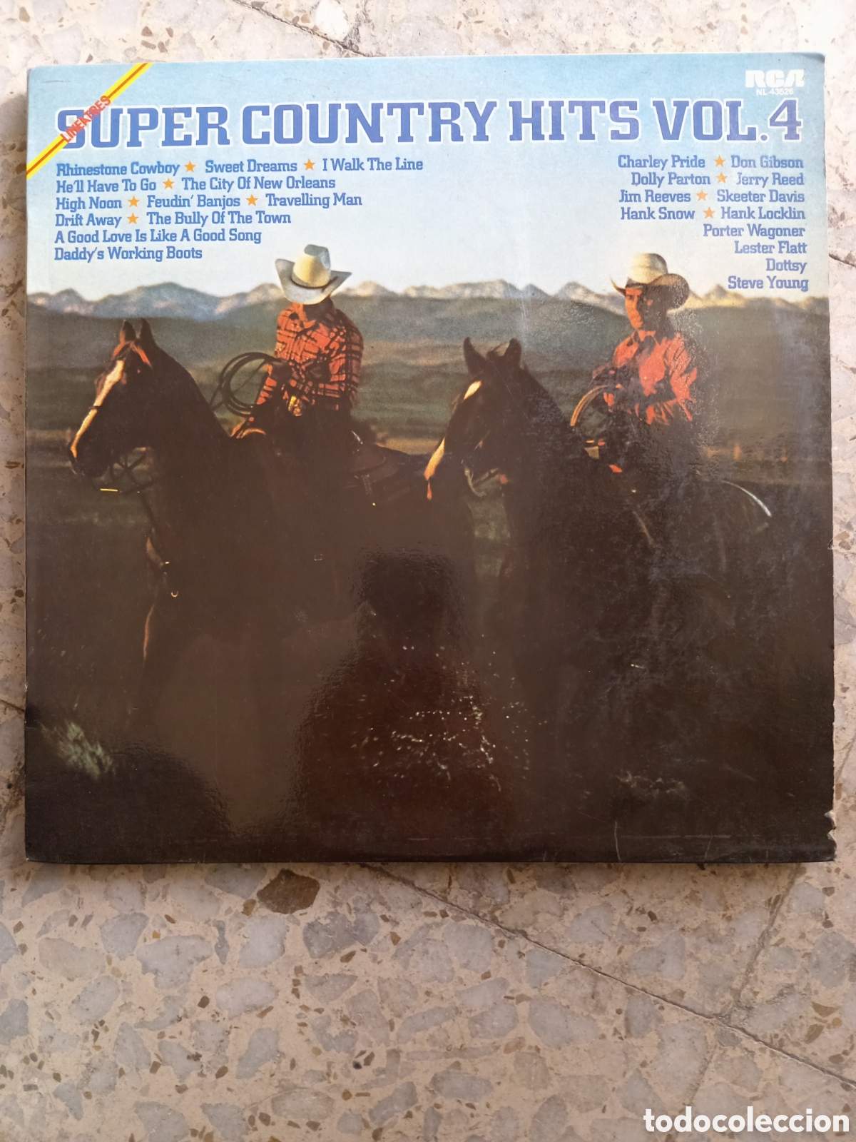 Discos de vinilo: LP SUPER COUNTRY HITS VOL 4 - Foto 1