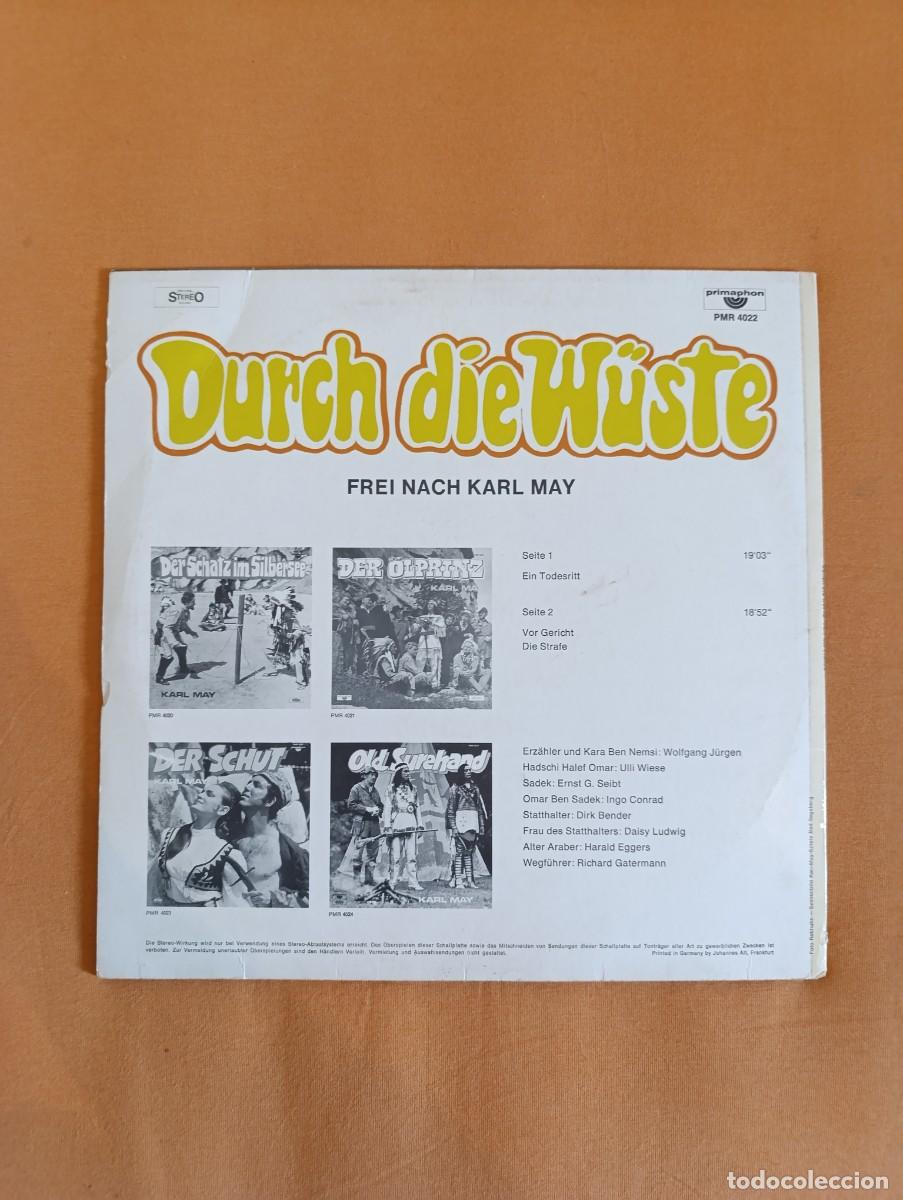 Discos de vinilo: Disco de vinilo Karl May &lrm;&ndash; Durch Die W&uuml;ste - Foto 3