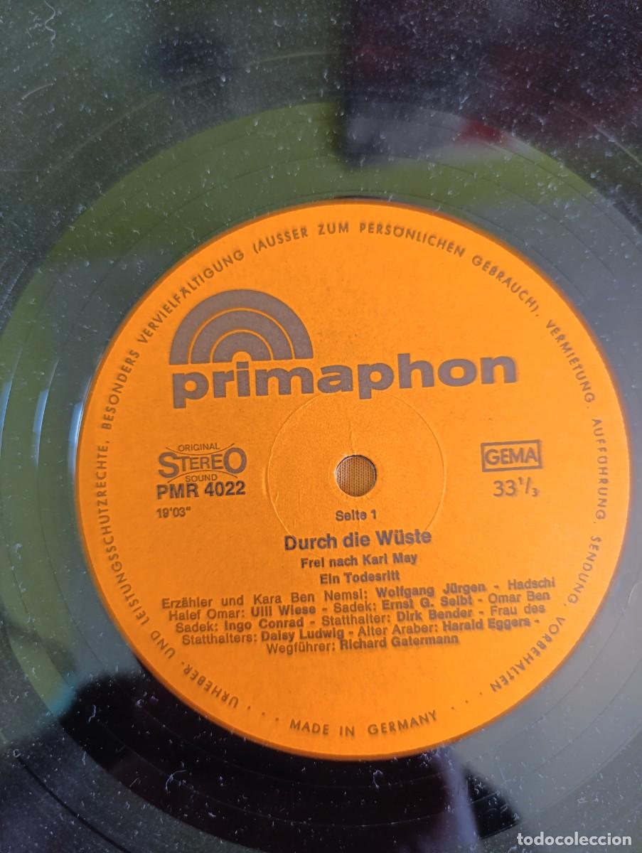 Discos de vinilo: Disco de vinilo Karl May &lrm;&ndash; Durch Die W&uuml;ste - Foto 7