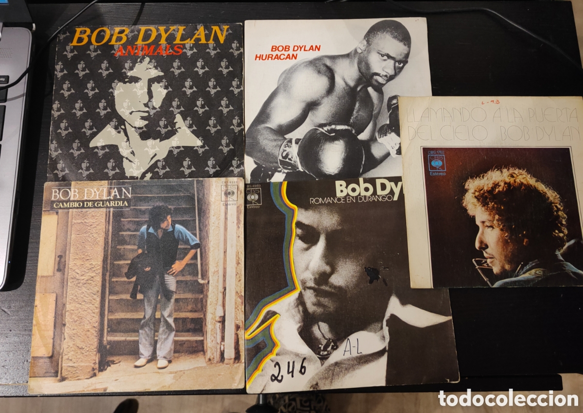 Discos de vinilo: Lote 5 EP Bob Dylan - Foto 1