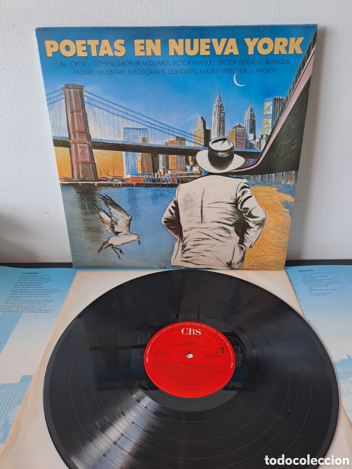 Discos de vinilo: Poetas En Nueva York Sello: CBS&nbsp;&lrm;&ndash; CBS 450307 1 Formato: Vinyl, LP, Compilation Pa&iacute;s: Spain. C.1
