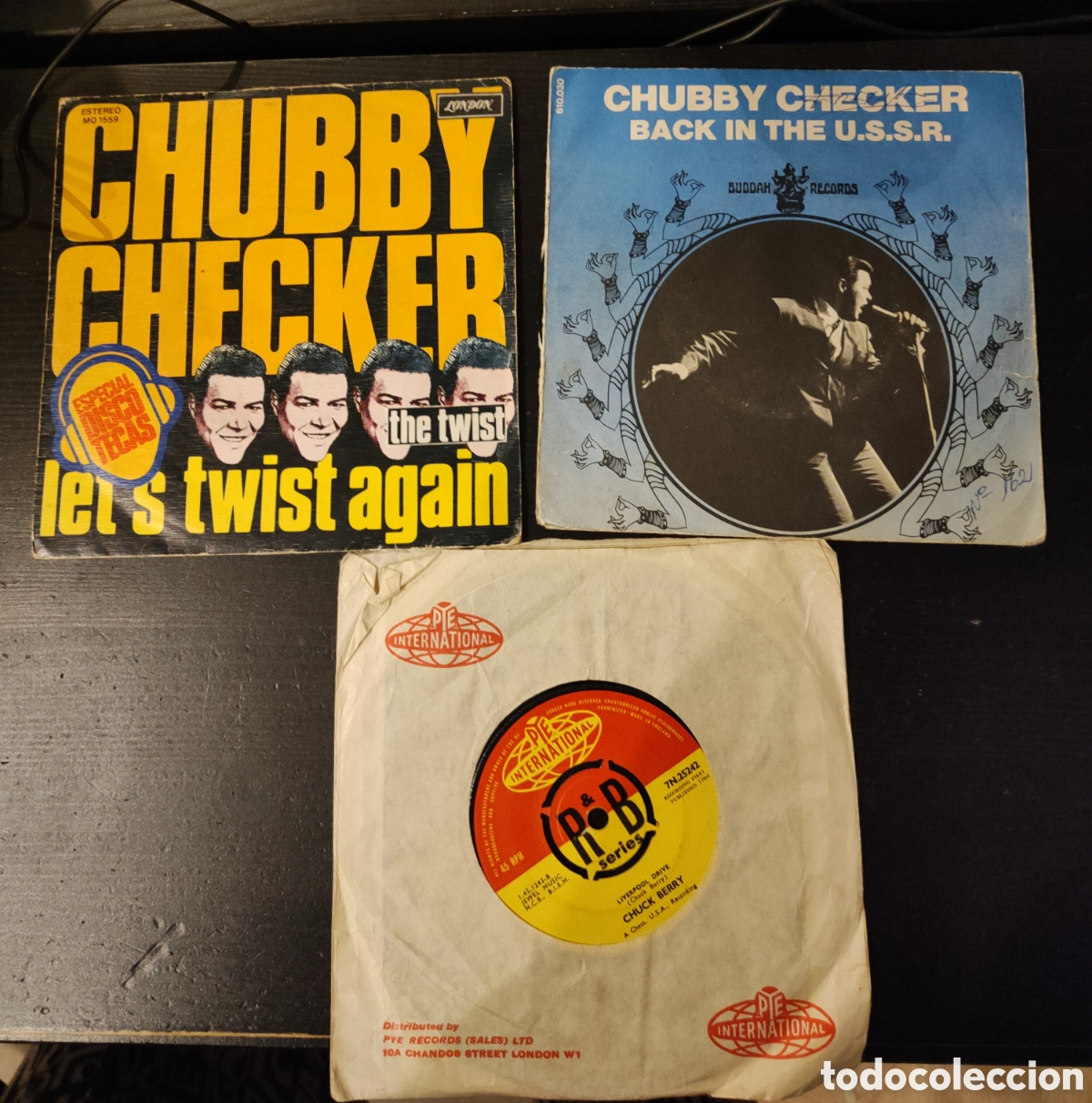 Discos de vinilo: Lote 3EPs Chubby Checker - Foto 1