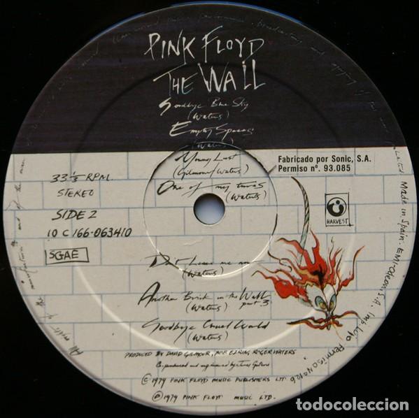 Discos de vinilo: Pink Floyd. The Wall ... LP disco de vinilo - Foto 4