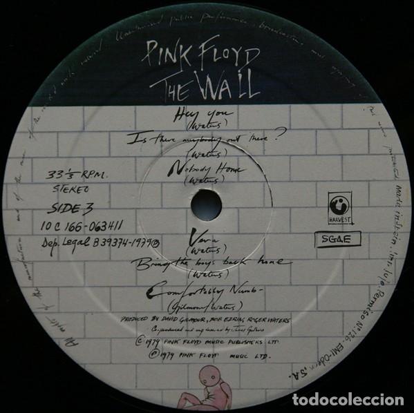 Discos de vinilo: Pink Floyd. The Wall ... LP disco de vinilo - Foto 5