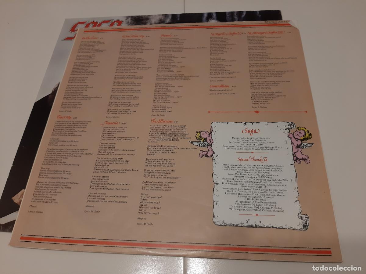 Discos de vinilo: SAGA -WORLDS APART- (1981) LP DISCO VINILO - Foto 6