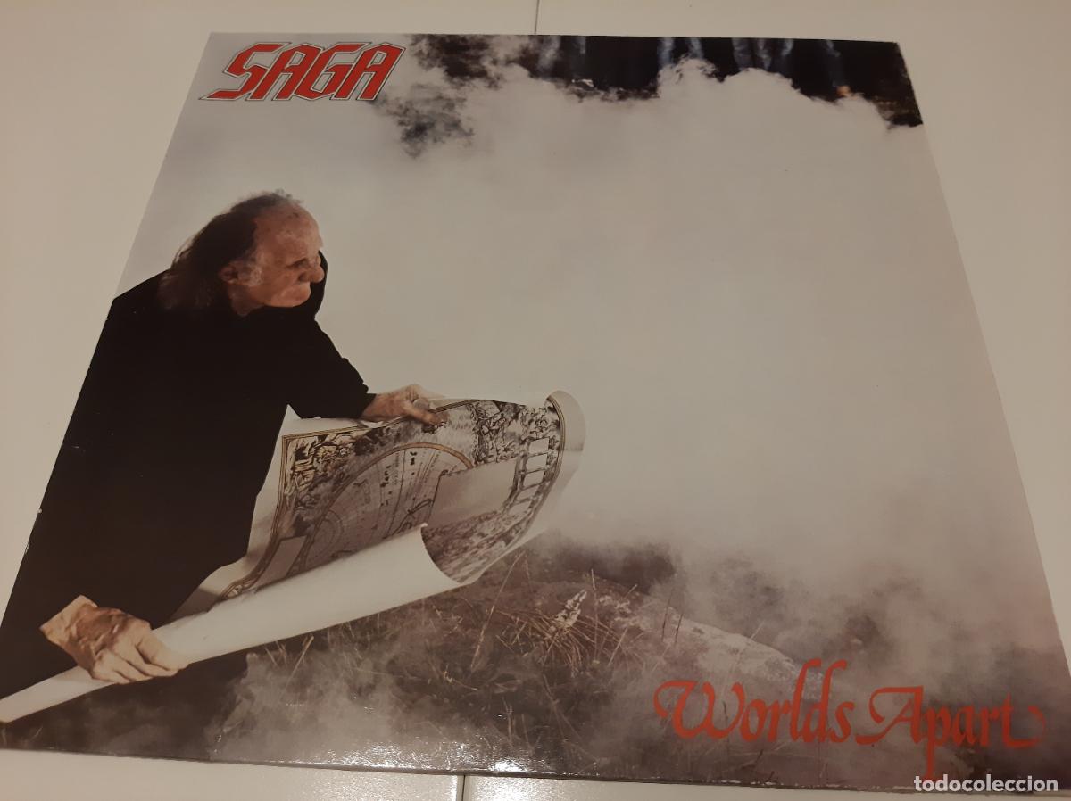 Discos de vinilo: SAGA -WORLDS APART- (1981) LP DISCO VINILO - Foto 1