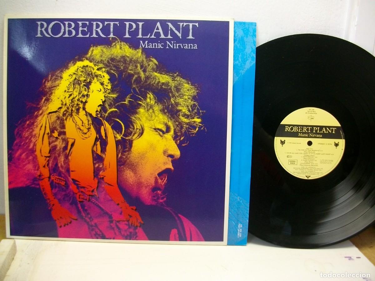 Discos de vinilo: Robert Plant &ndash; Manic Nirvana LP 1990 GERMANY - Foto 1