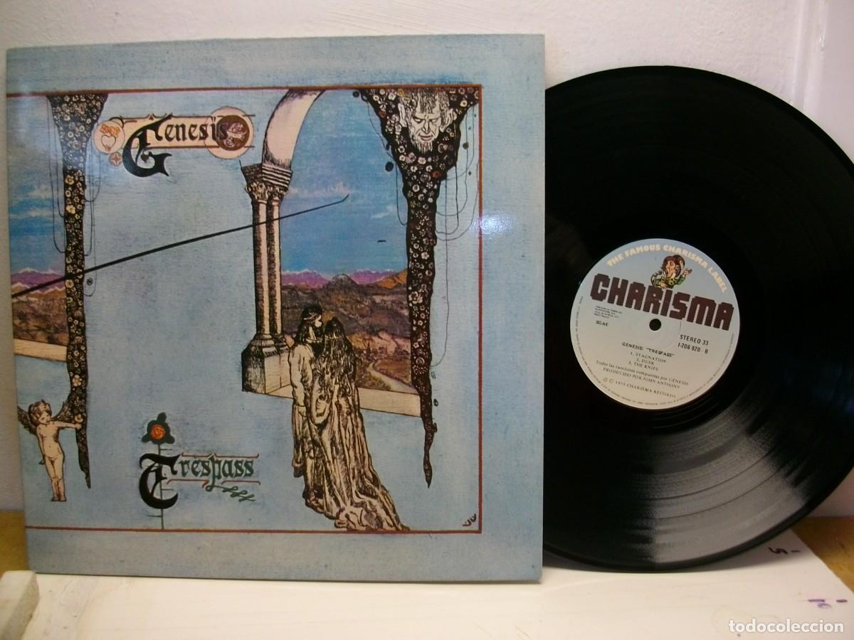 Discos de vinilo: Genesis &ndash; Trespass LP 1975 SEMI NUEVO - Foto 1