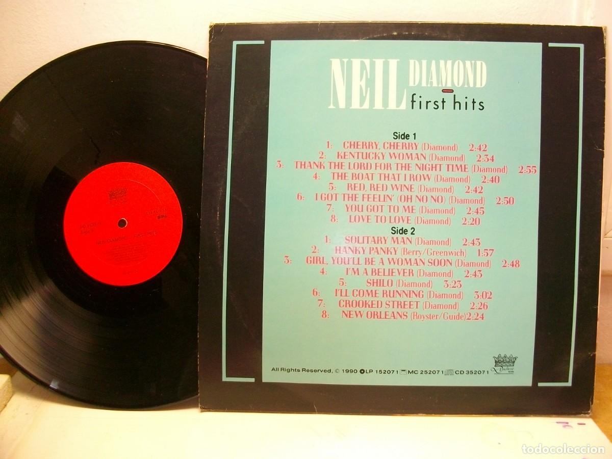 Discos de vinilo: NEIL DIAMOND FIRST HITS LP - Foto 2