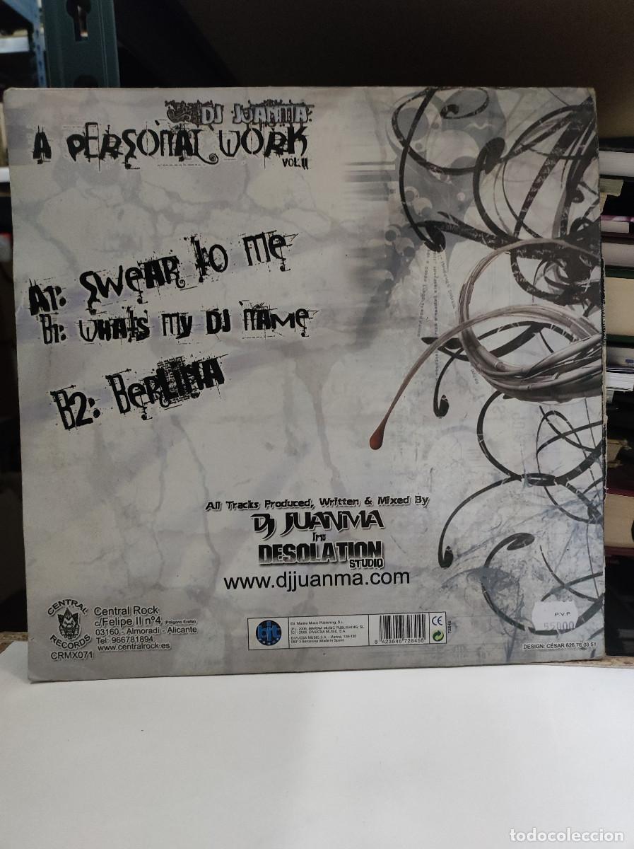 Discos de vinilo: DJ Juanma &ndash; A Personal Work Vol. II - Foto 2