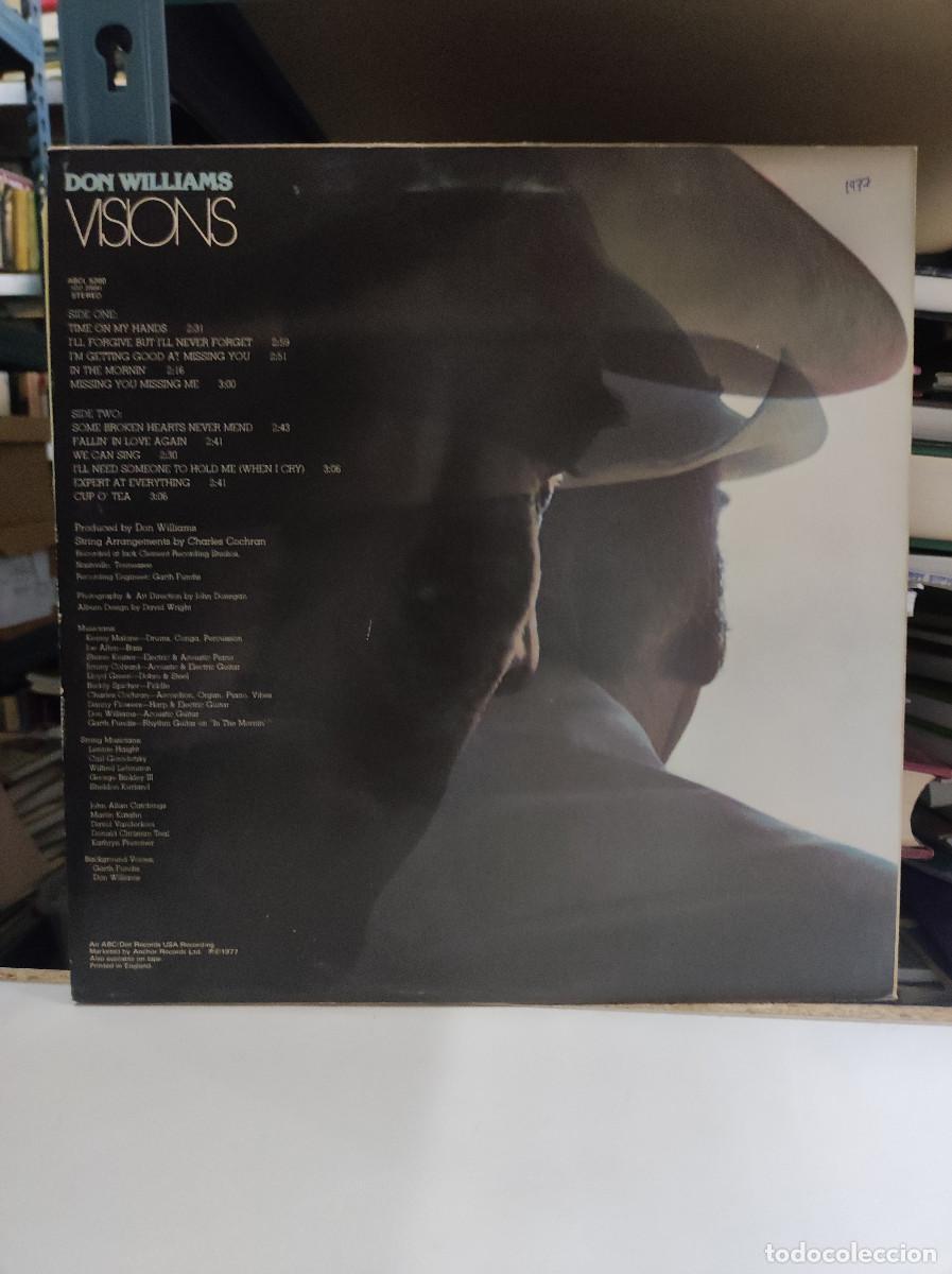 Discos de vinilo: Don Williams &ndash; Visions - Foto 2
