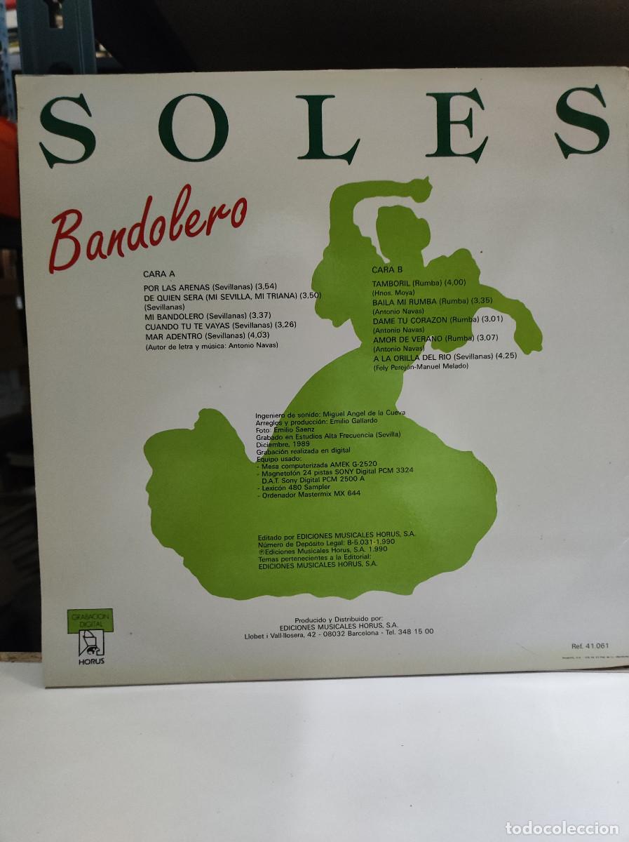 Discos de vinilo: Soles &ndash; Bandolero - Foto 2