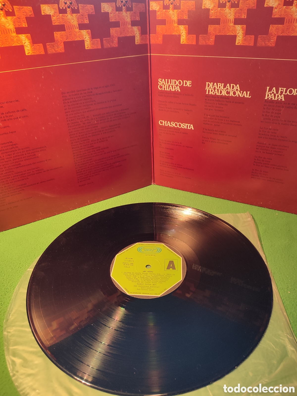 Discos de vinilo: Kamac Pacha Inti - Mi raza - Foto 2