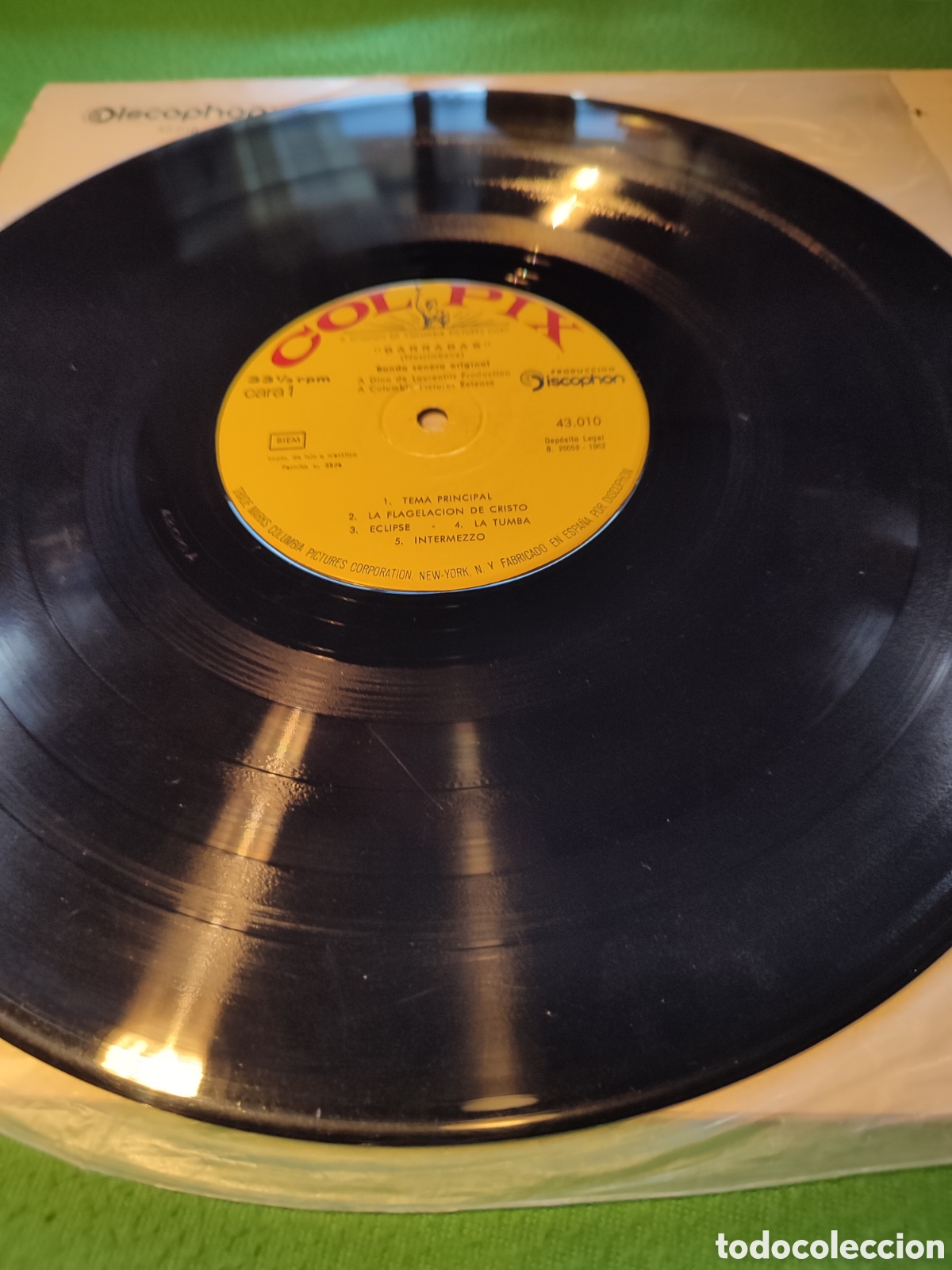 Discos de vinilo: Mario Nascimbene - BSO Barrab&aacute;s - Foto 3