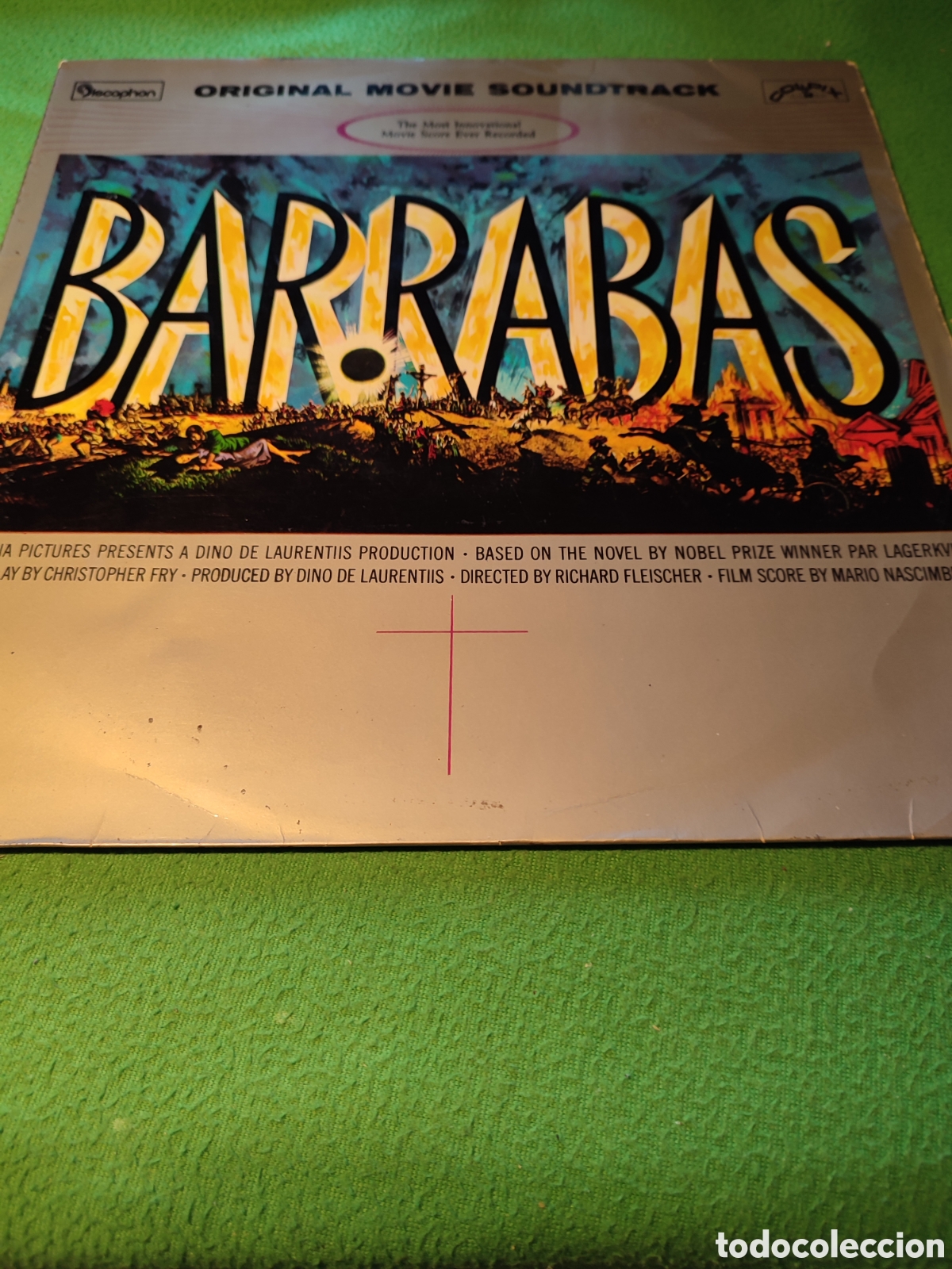 Discos de vinilo: Mario Nascimbene - BSO Barrab&aacute;s - Foto 1