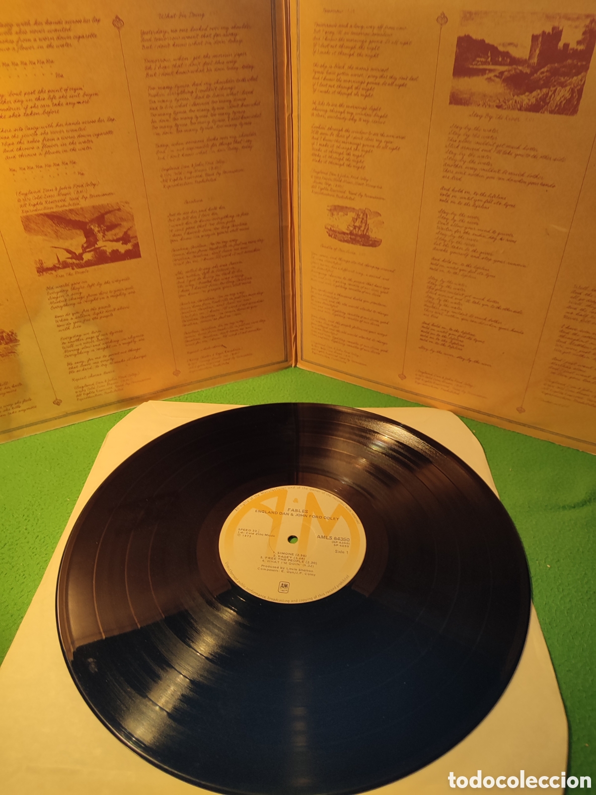 Discos de vinilo: England Dan & John Ford Coley - Fables - Foto 2