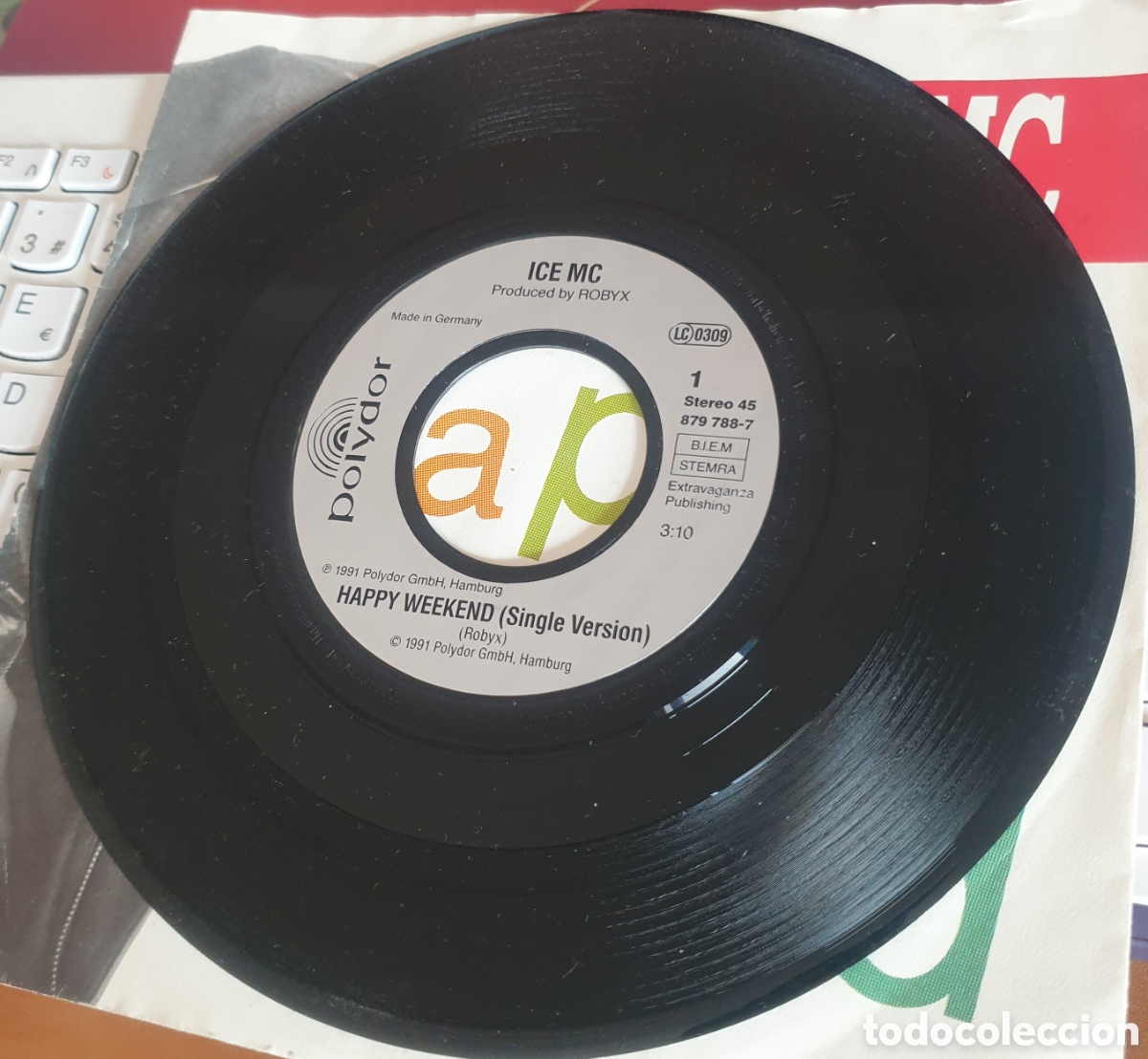 Discos de vinilo: ICE MC&nbsp;&lrm;&ndash;&nbsp;Happy Weekend - Foto 2