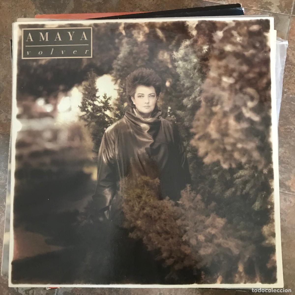 Discos de vinilo: AMAYA - VOLVER - LP RCA 1986 - Foto 1